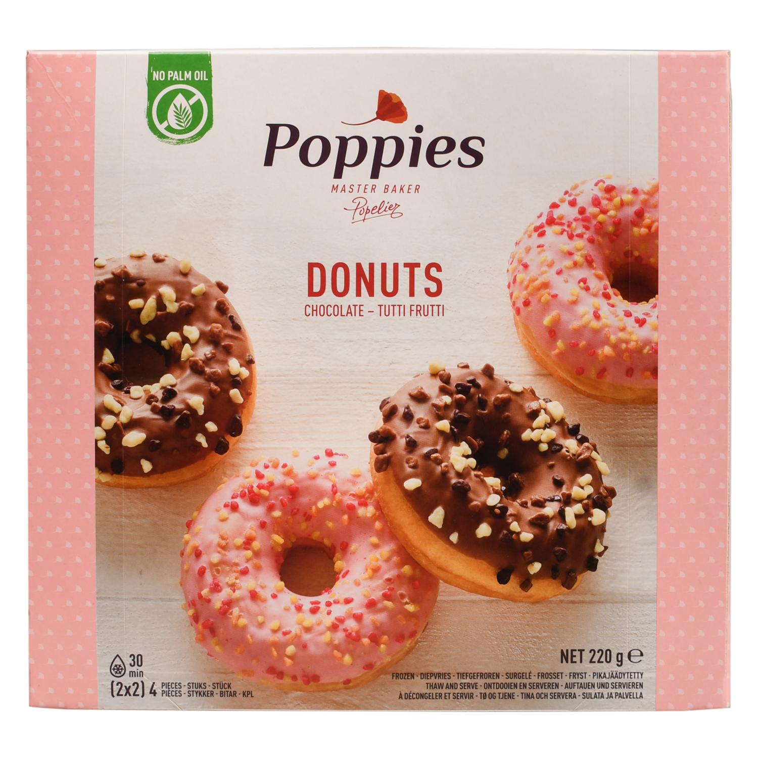 Donuts Tutti Frutti POPPIES 220 G