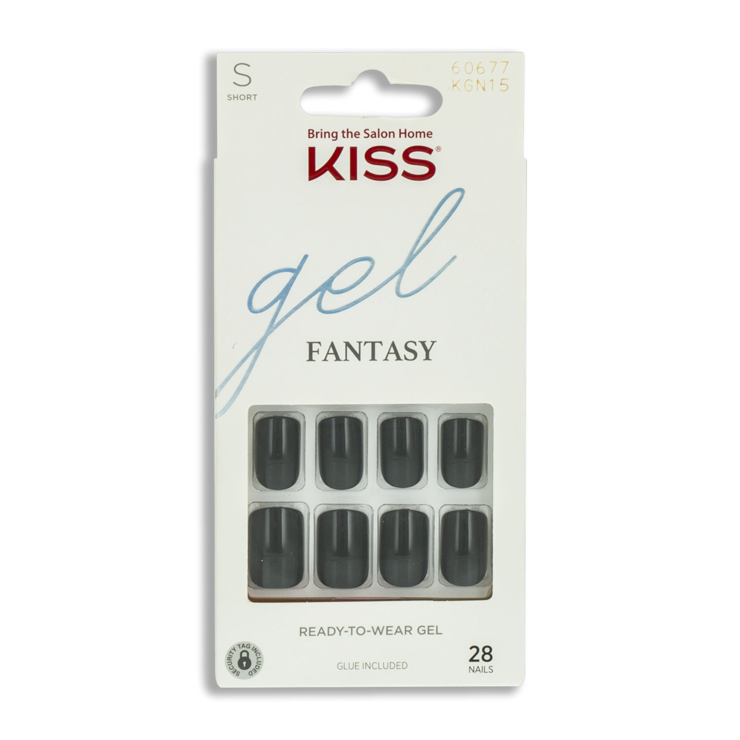 Uñas Postizas Verdes Gel Fantasy Pequeñas KISS X 28 Uds