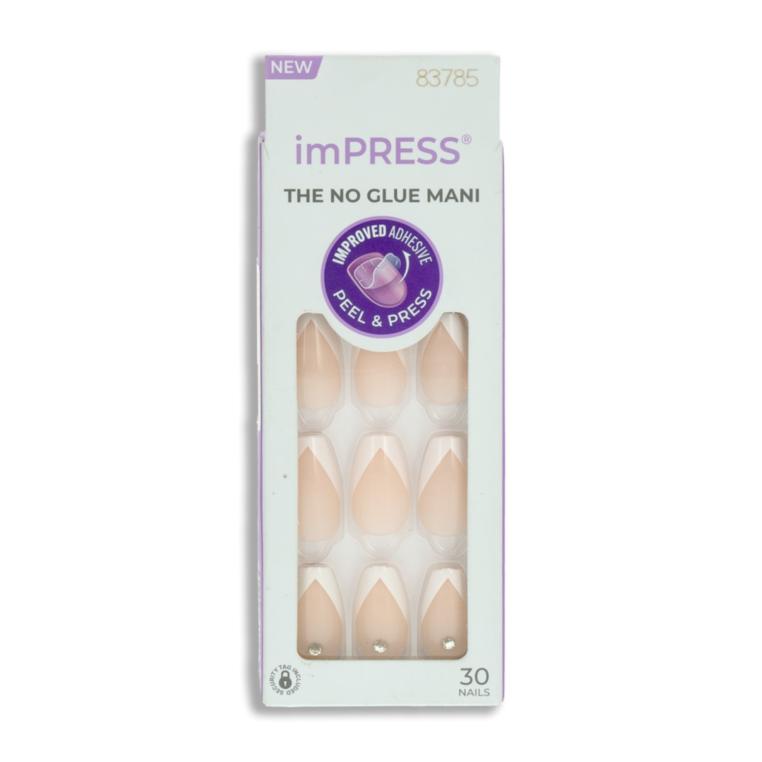 Uñas Postizas Tan Francese IMPRESS X 30 Uds