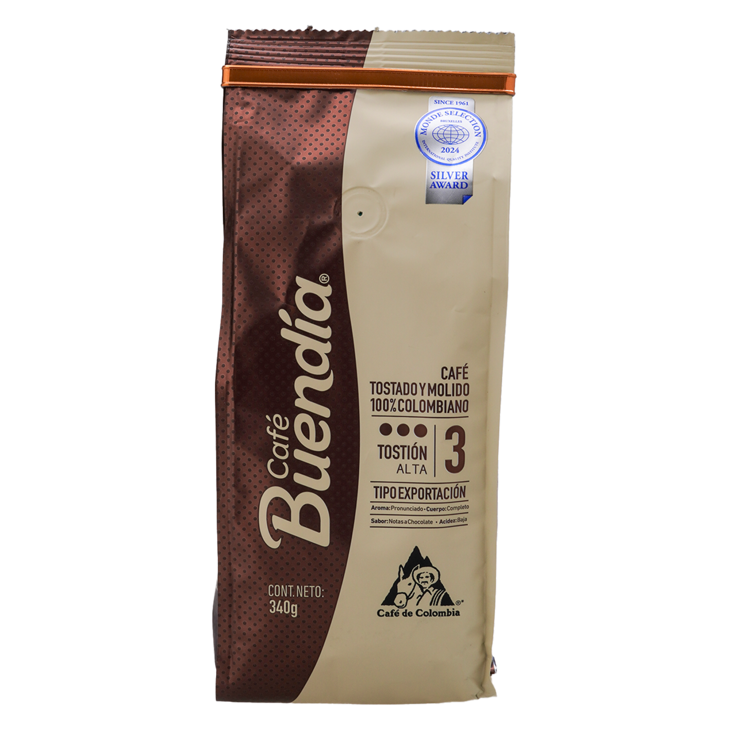 Café Tostado Y Molido Tostón Alta 3 BUENDÍA 340 G