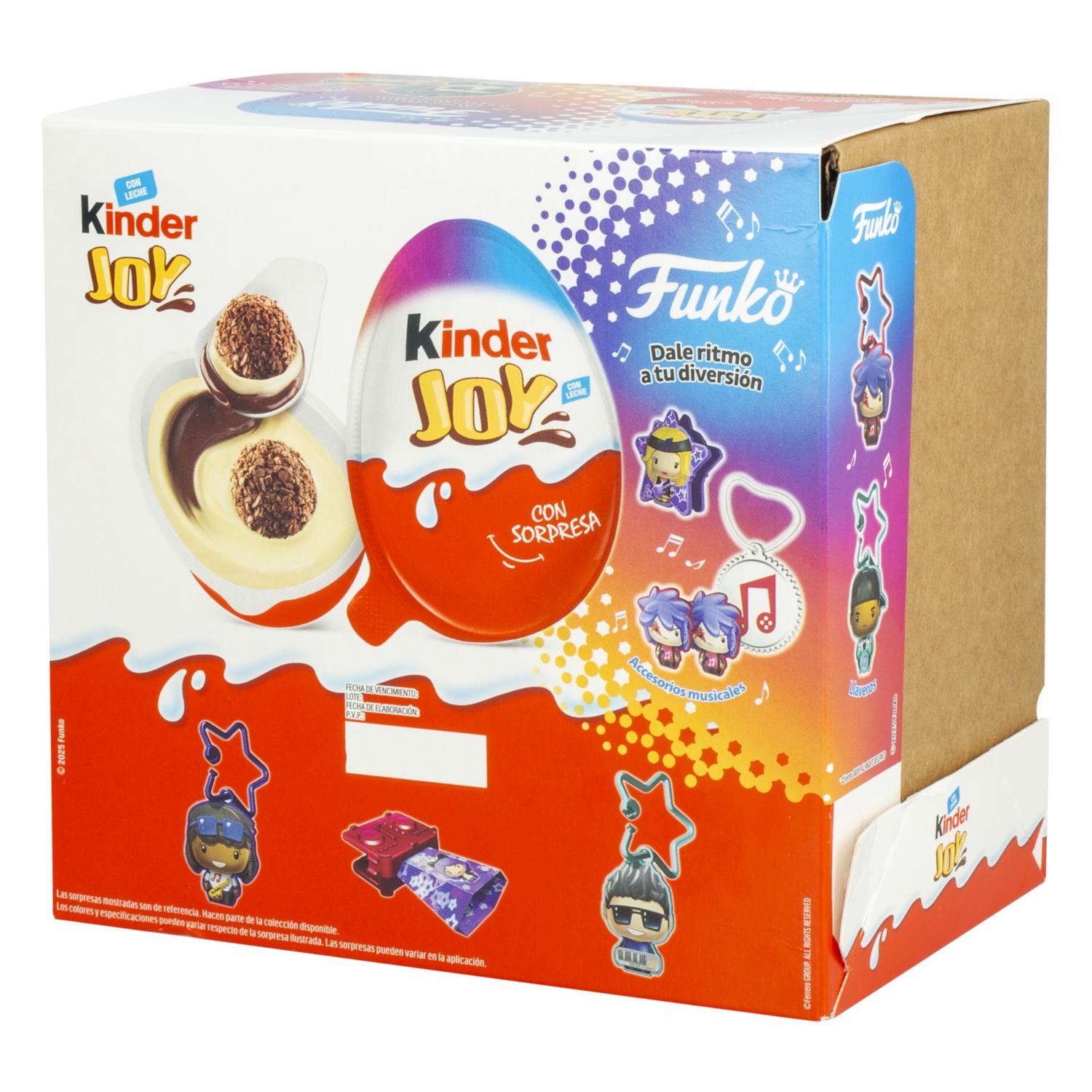 Chocolate Funko Music KINDER JOY 12 X 20 G - Supermaxi