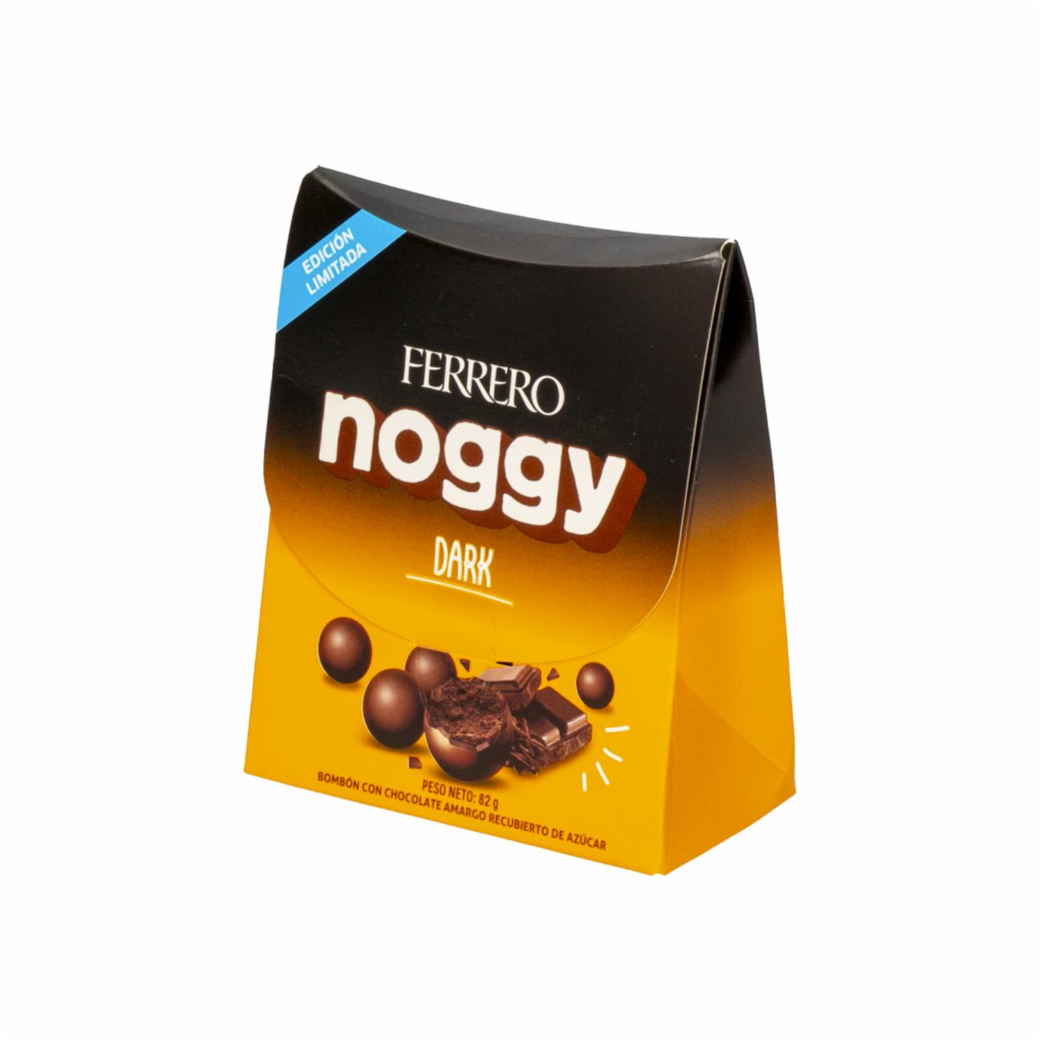 Bombones De Chocolate Amargo Dark Recubierto De Azúcar NOGGY 82 G