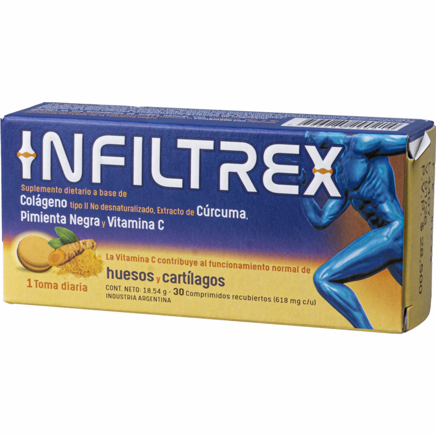 Suplemento Dietario A Base De Colágeno Tipo 2 INFILTREX 18.54 G