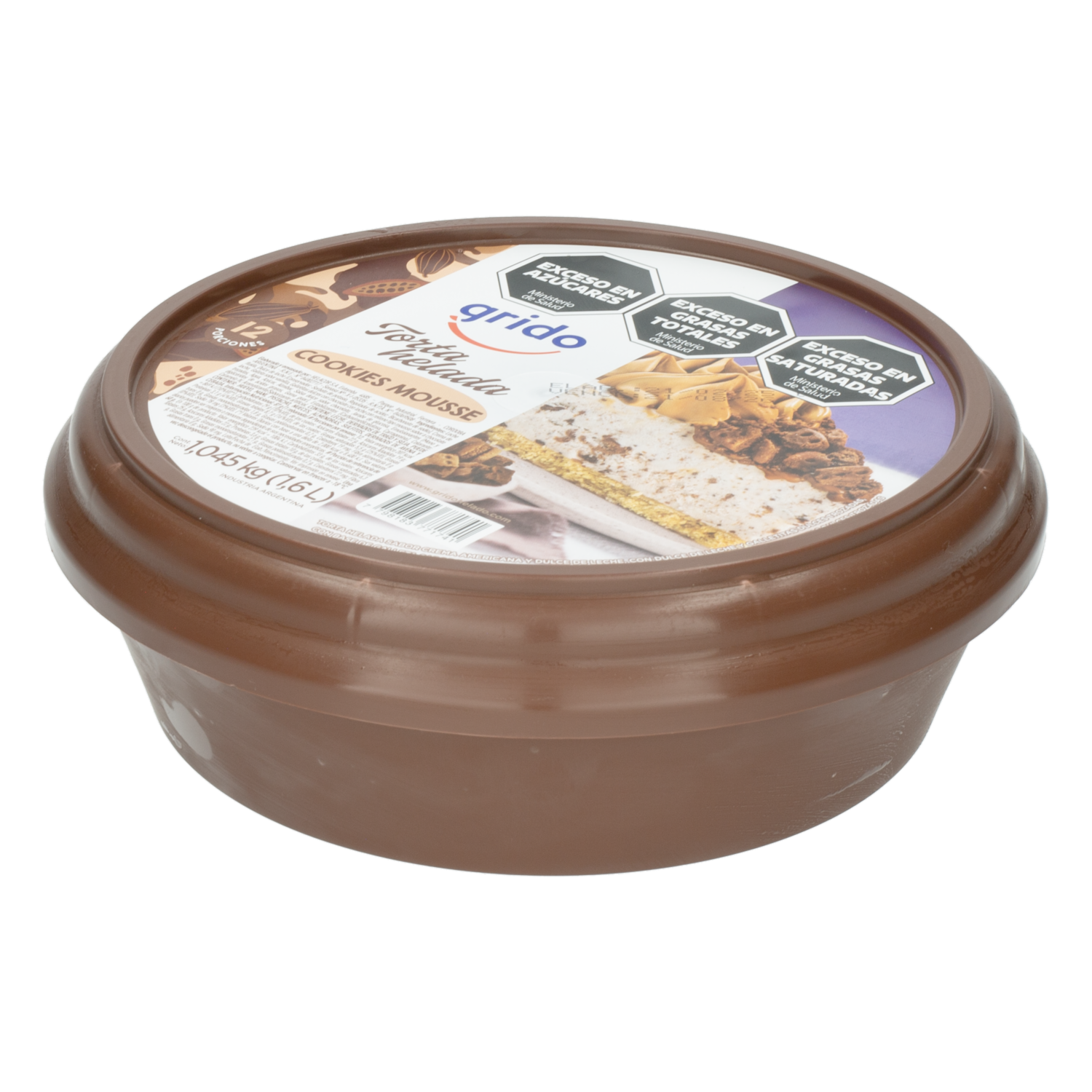 Torta Helada Cookies Mouse GRIDO 1045 G