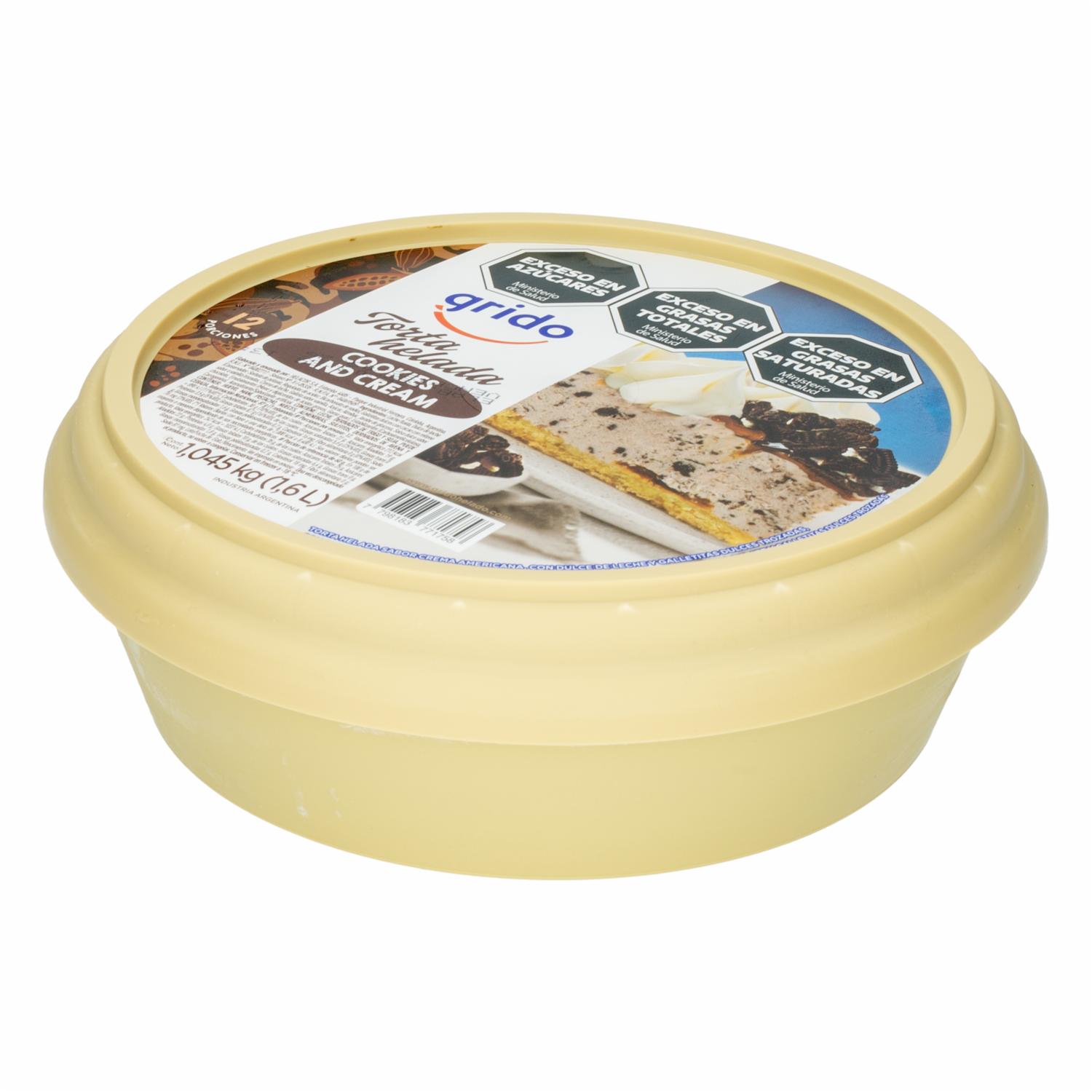 Torta Helada Cookies and Cream GRIDO 1045 G