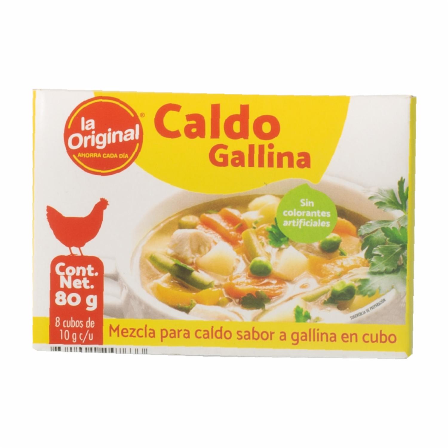 Caldo De Gallina En Cubos LA ORIGINAL 80 G