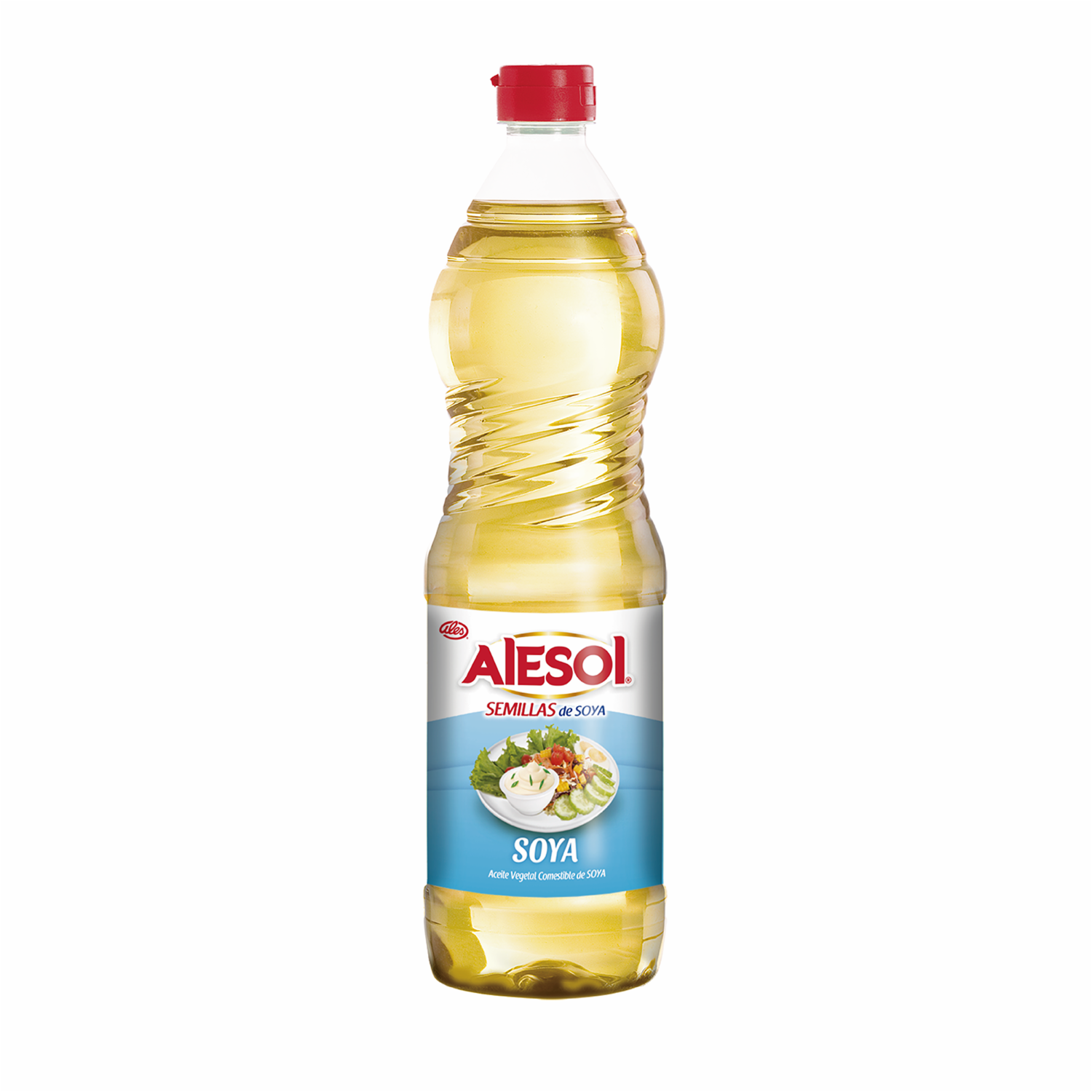 Aceite Comestible Vegetal De Soya ALESOL 900 Ml