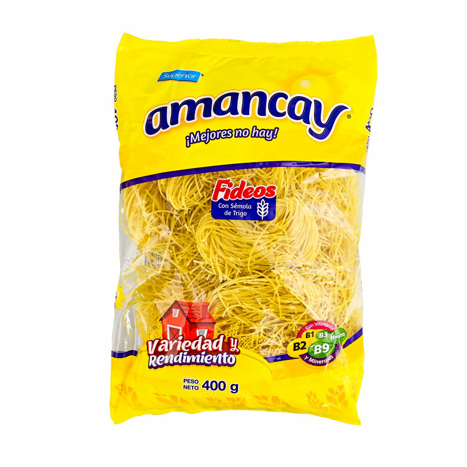 Fideos Cabello De Angel AMANCAY 400 G