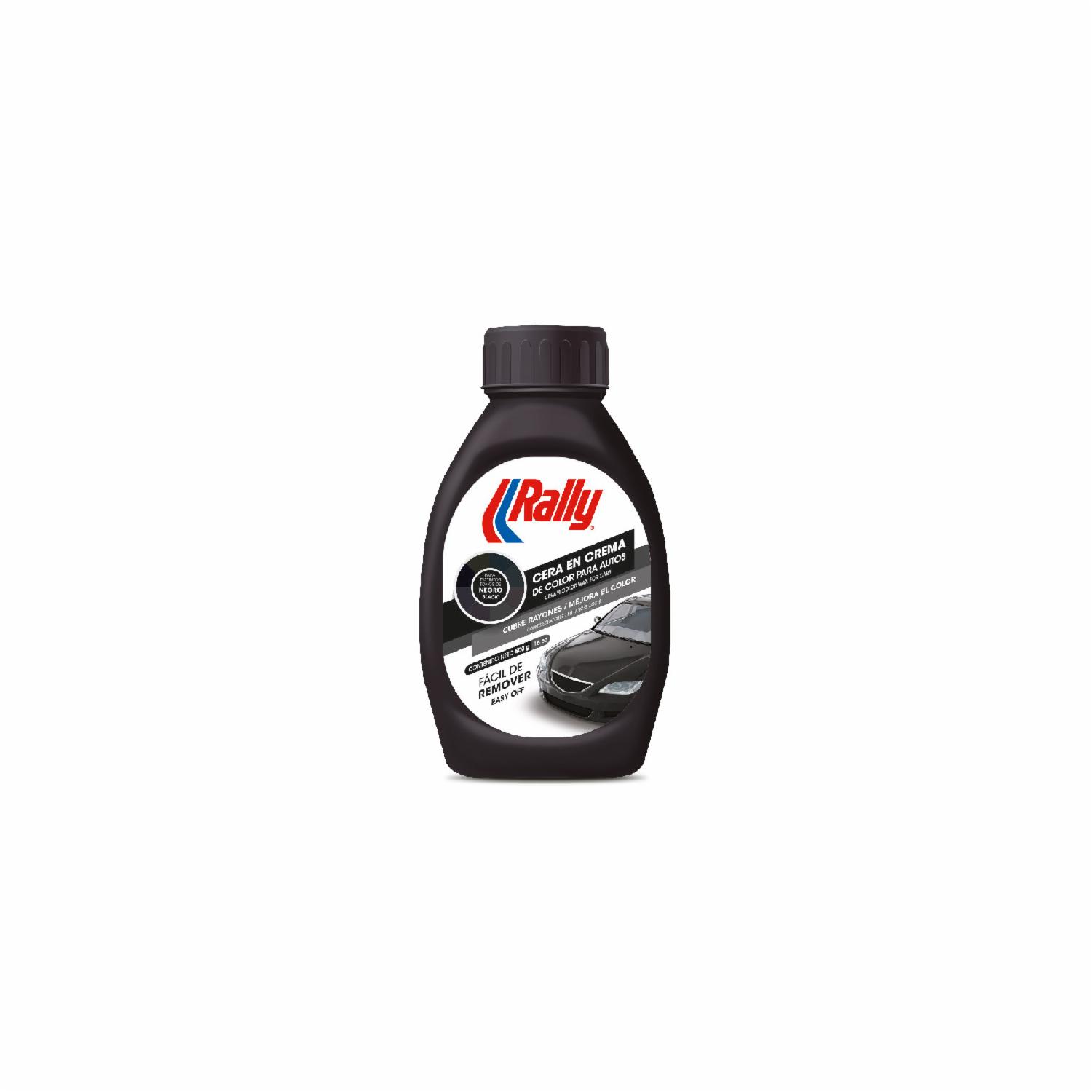 Cera Automotriz Liquida Color Negra RALLY 500 Ml