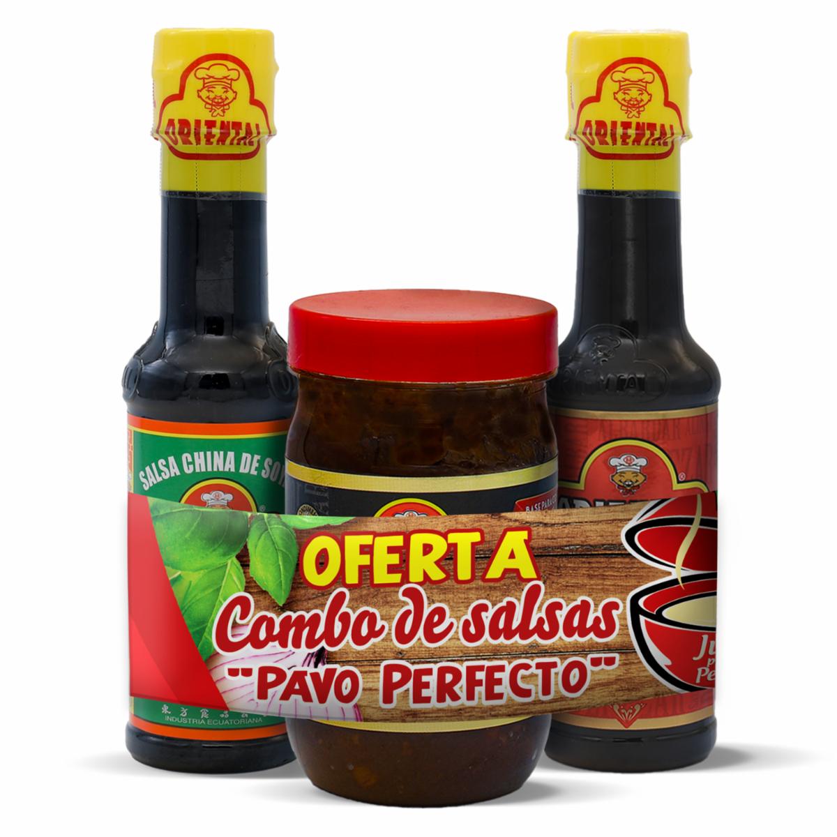 Combo De Salsa Pavo Perfecto ORIENTAL 610 G
