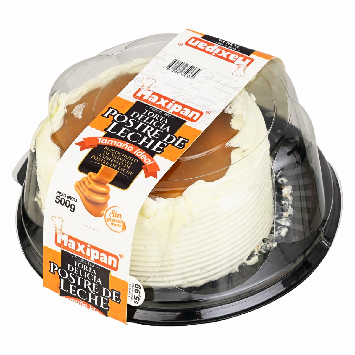 Torta Delicia Postre De Leche MAXIPAN 500 G