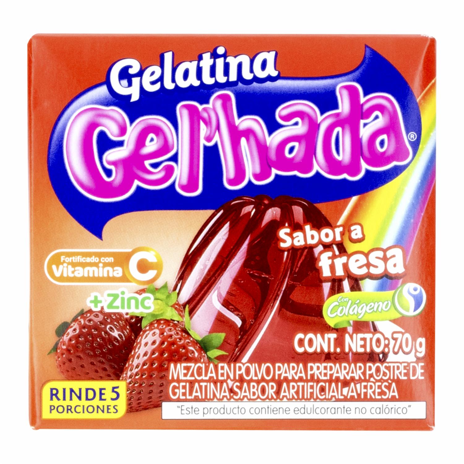 Gelatina Fresa GEL’HADA Sobre