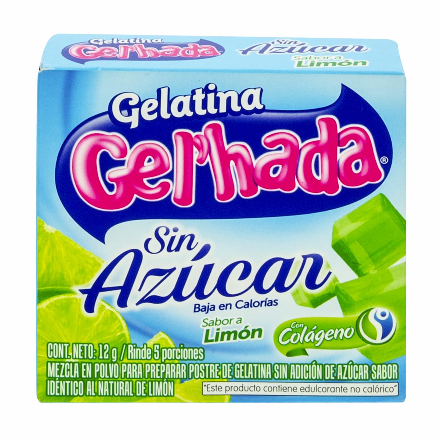 Gelatina Limón Sin Azucar GEL’HADA Sobre