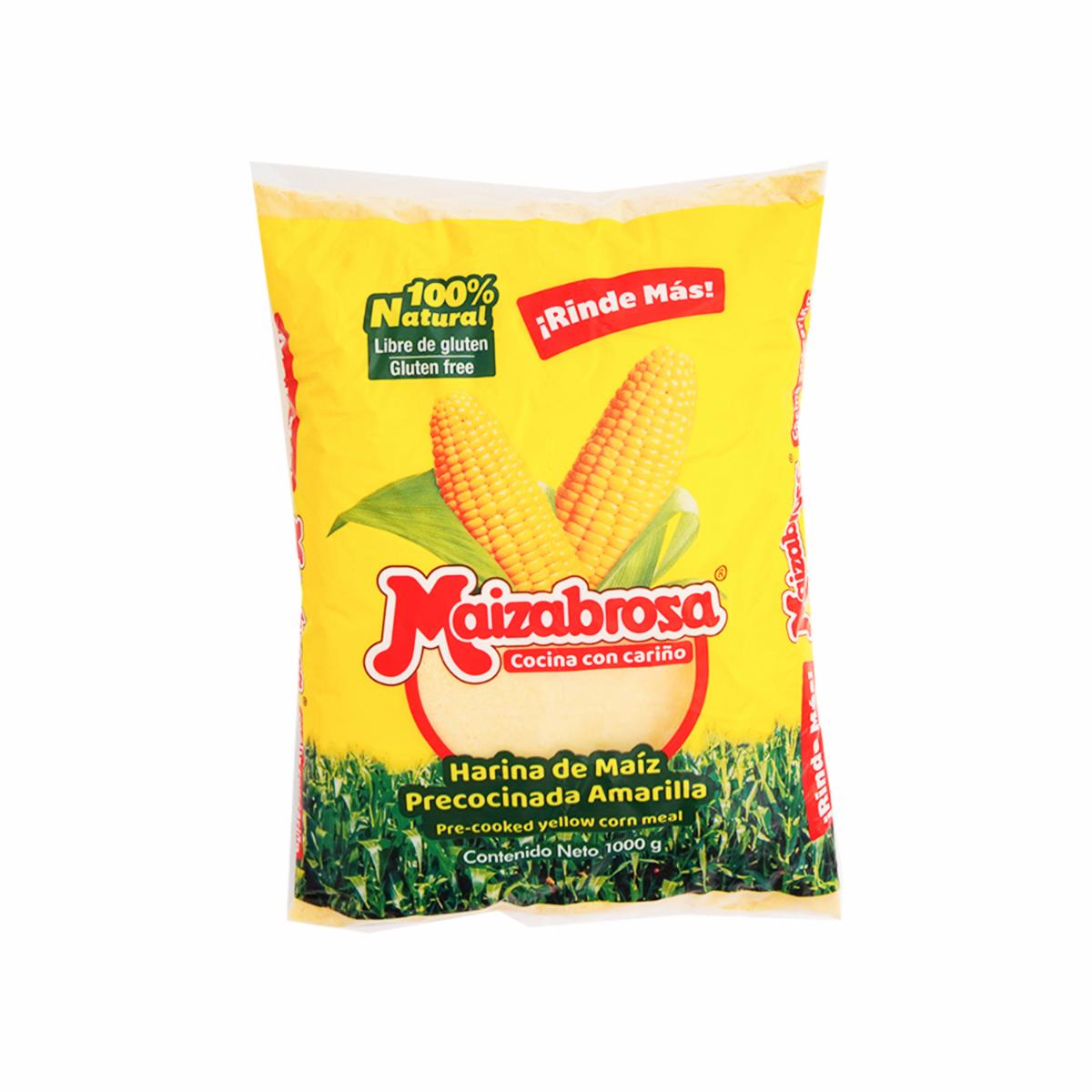 Harina De Maíz Amarilla MAIZABROSA 1000 G