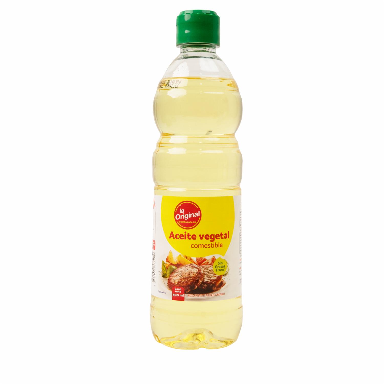 Aceite Comestible Palma Vegetal LA ORIGINAL 500 Ml