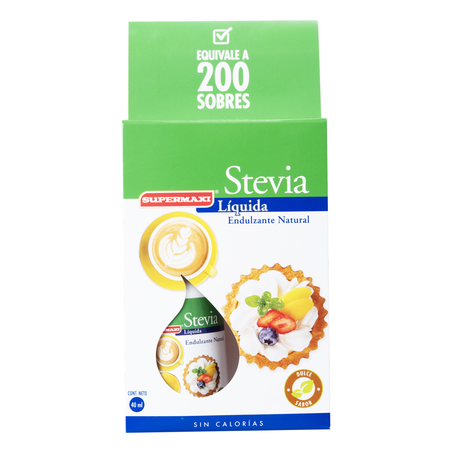 Stevia Liquida SUPERMAXI 40 Ml