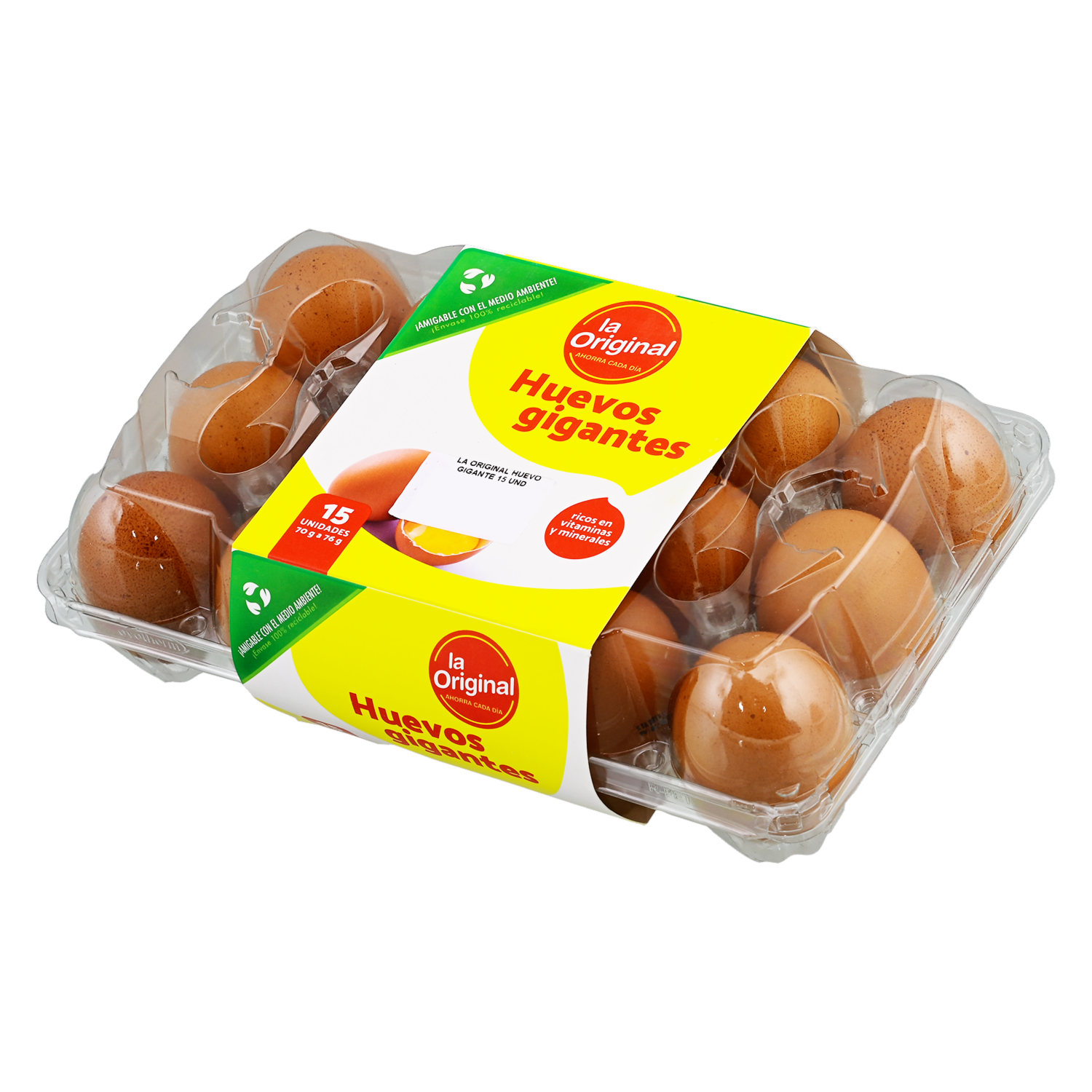 Huevos Gigantes LA ORIGINAL X 15 Uds
