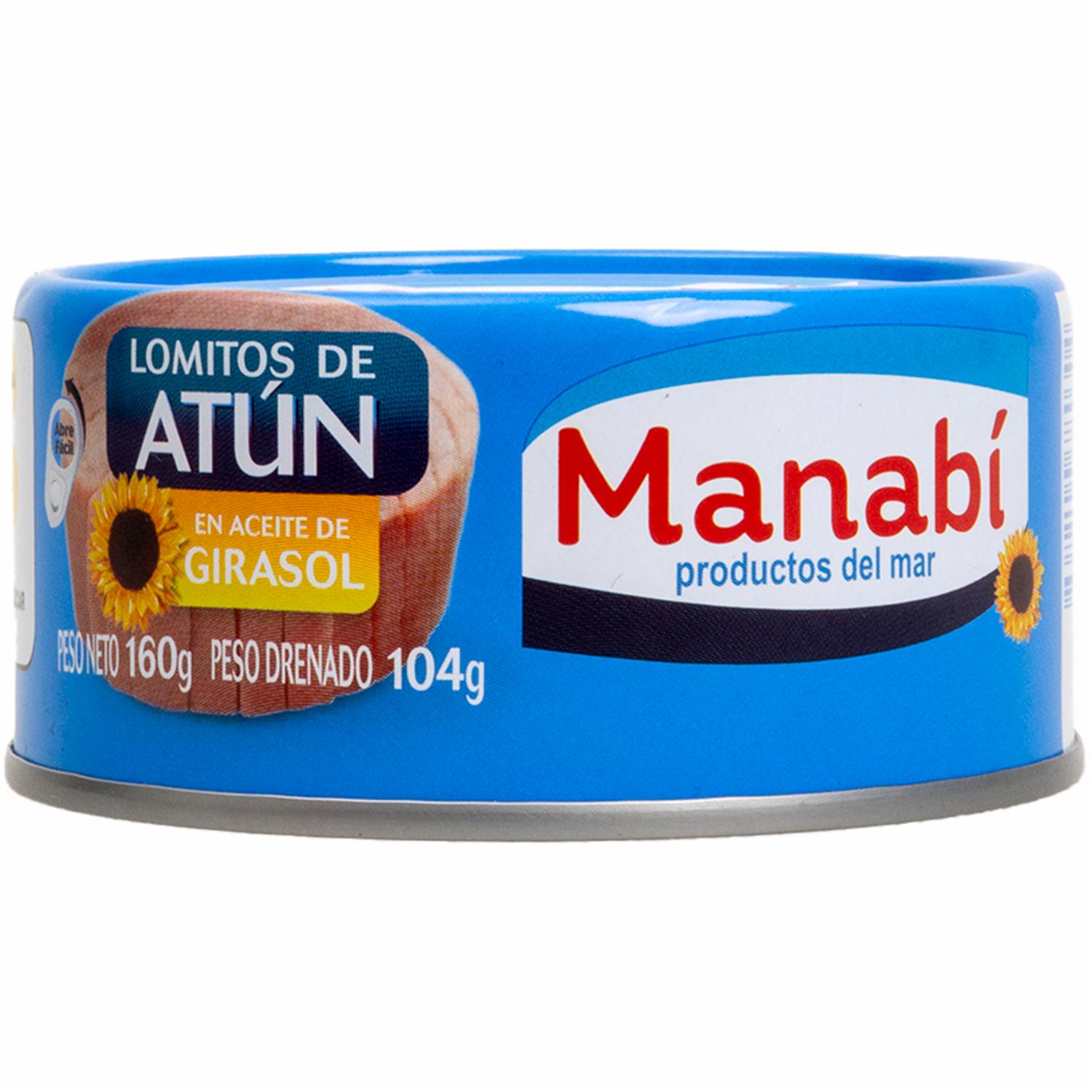 Atún En Aceite de Girasol MANABÍ Lata