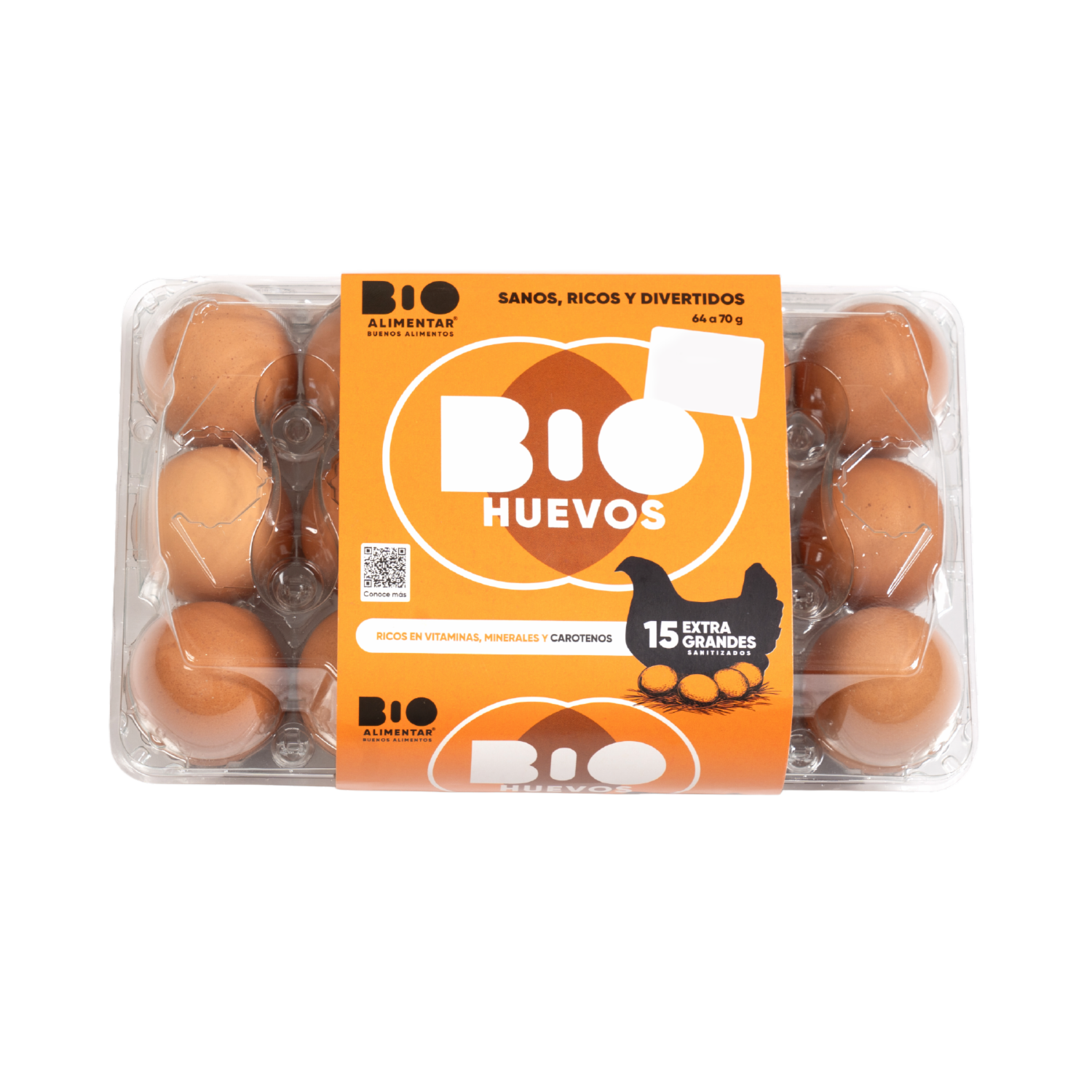 Huevos Extra Grandes BIO X 15 Uds