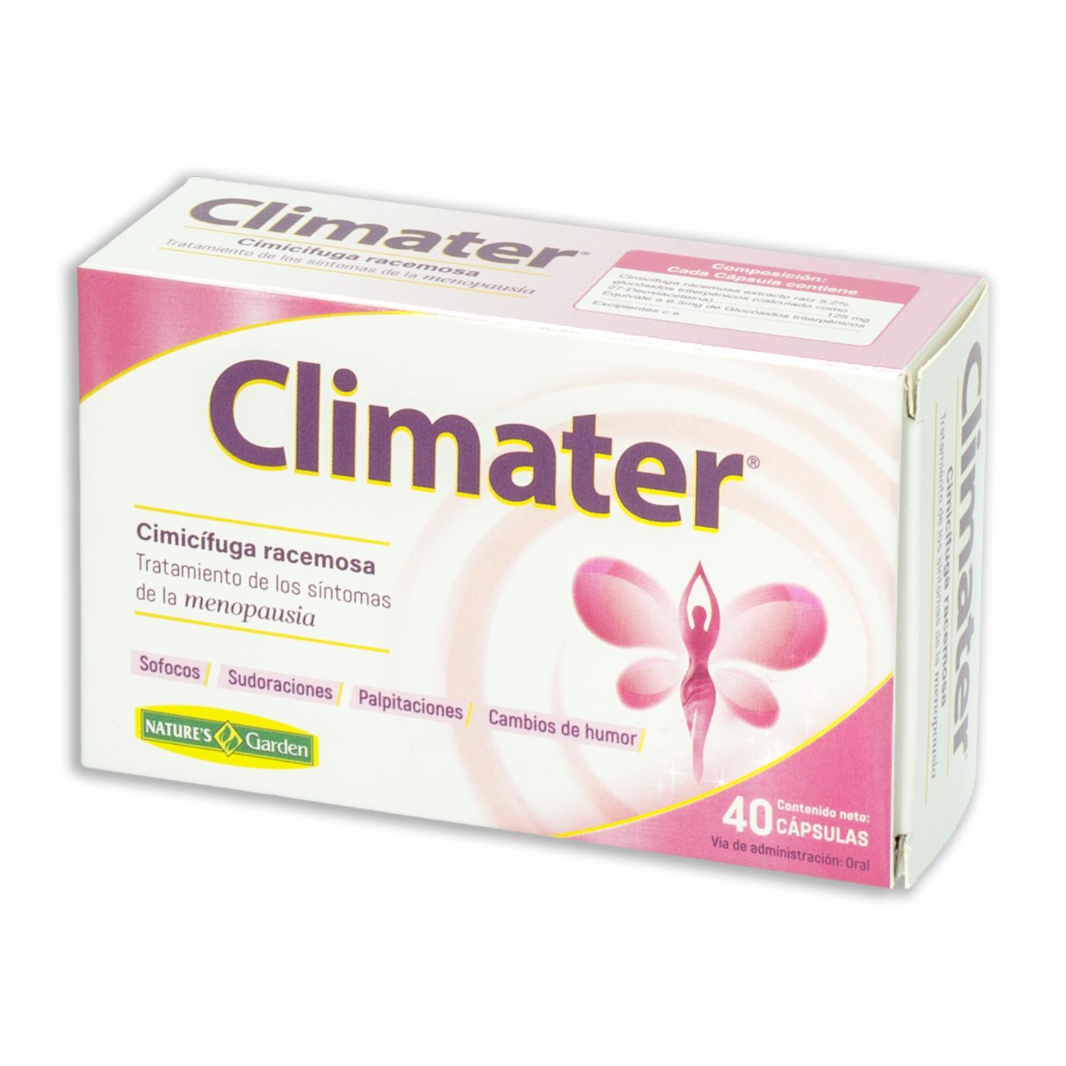 Medicina En Capsulas Climater NATURE’S GARDEN X 40 Uds