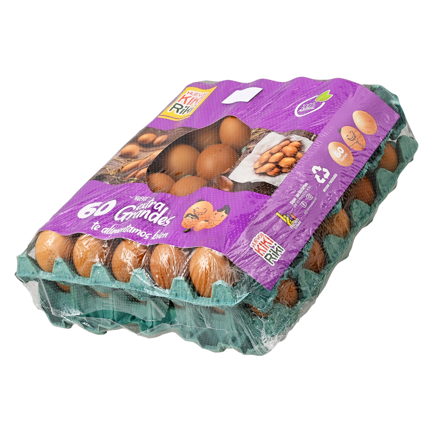 Huevos Extra Grande KIKI RIKI X 60 Uds