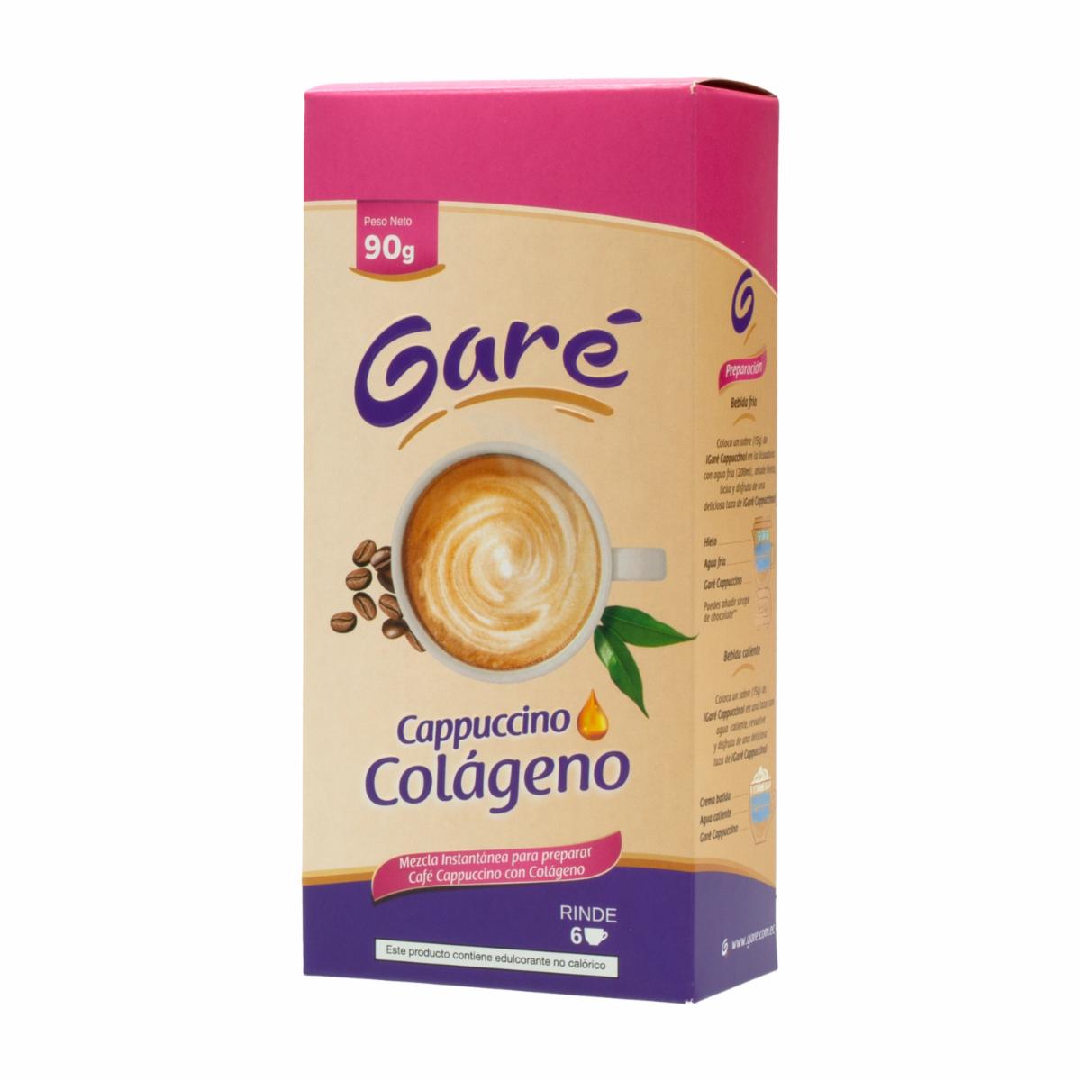 Mezcla Para Café Cappuccino Colágeno GARE 90 G