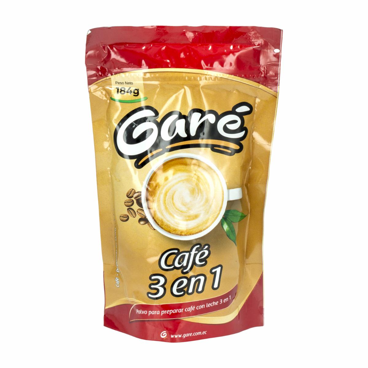 Mezcla Para Café En Leche 3 En 1 GARE 184 G