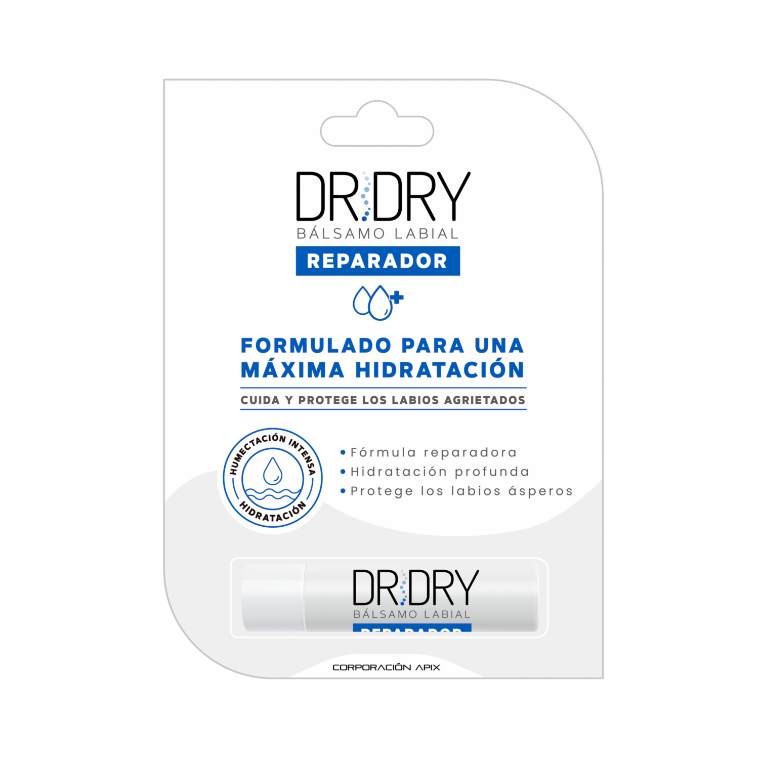 Bálsamo Labial Reparador Hidratante DR.DRY 4.80 G