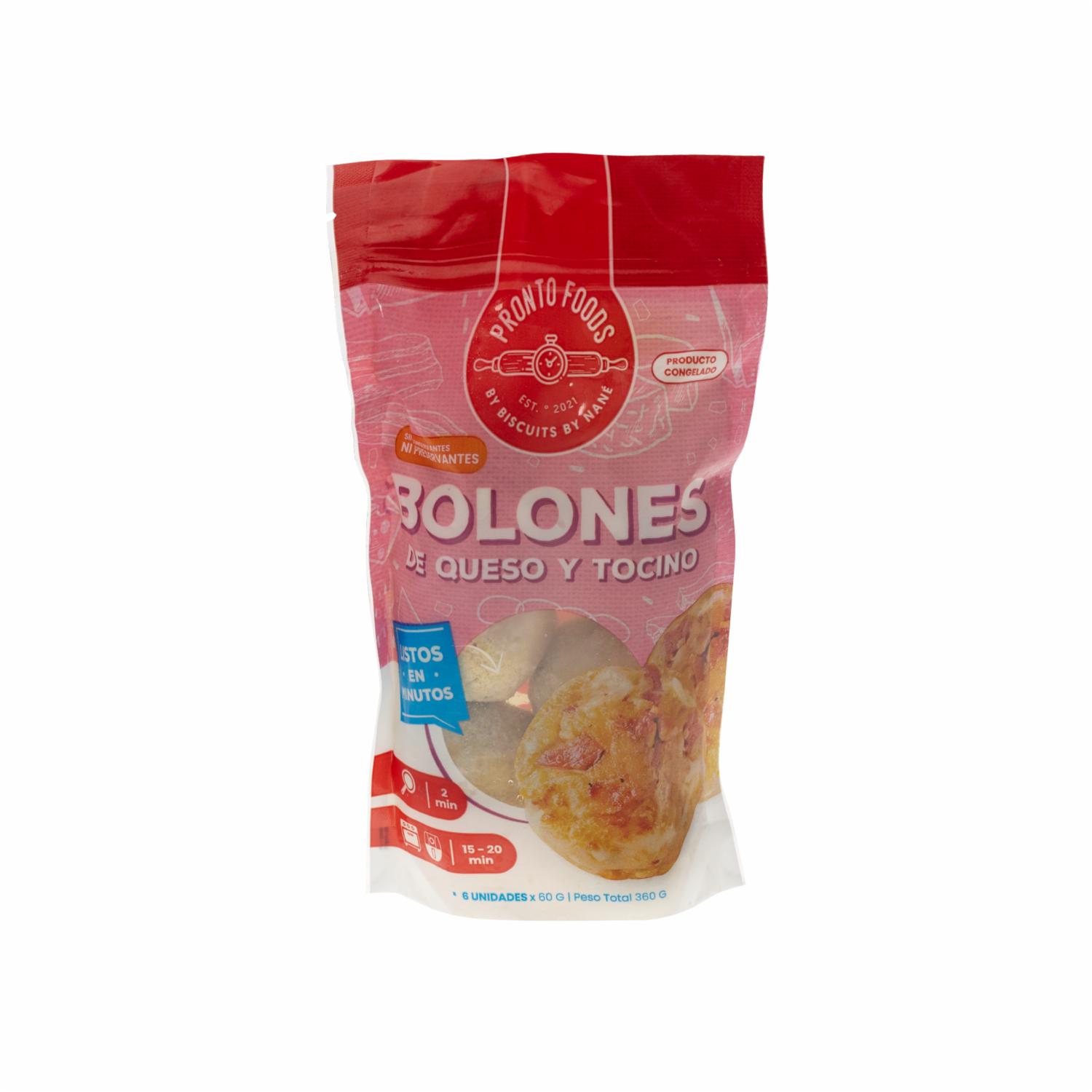 Bolones Con Queso Y Tocino PRONTO FOODS 360 G