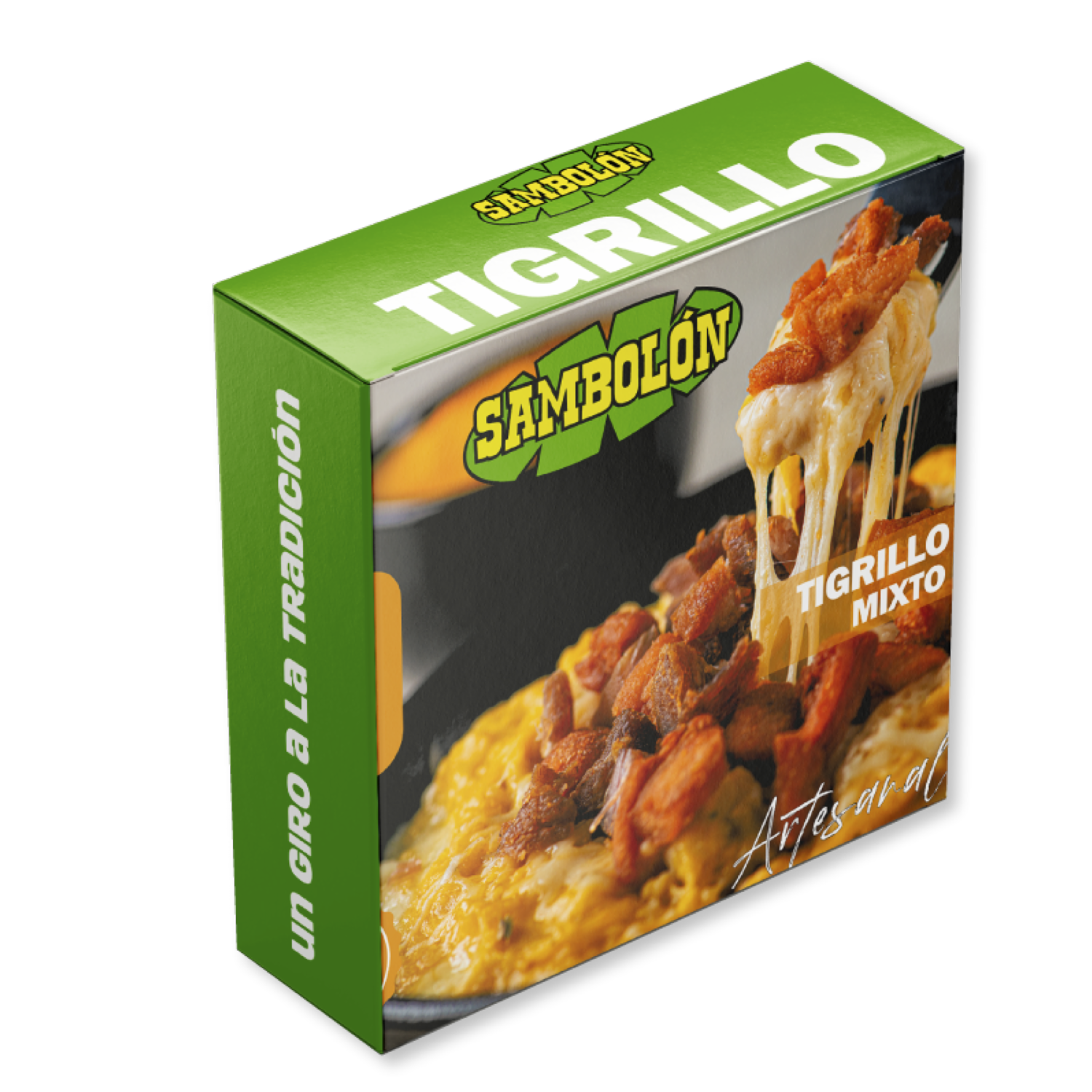 Tigrillo De Verde Mixto Queso Y Chicharrón SAMBOLÓN 450 G