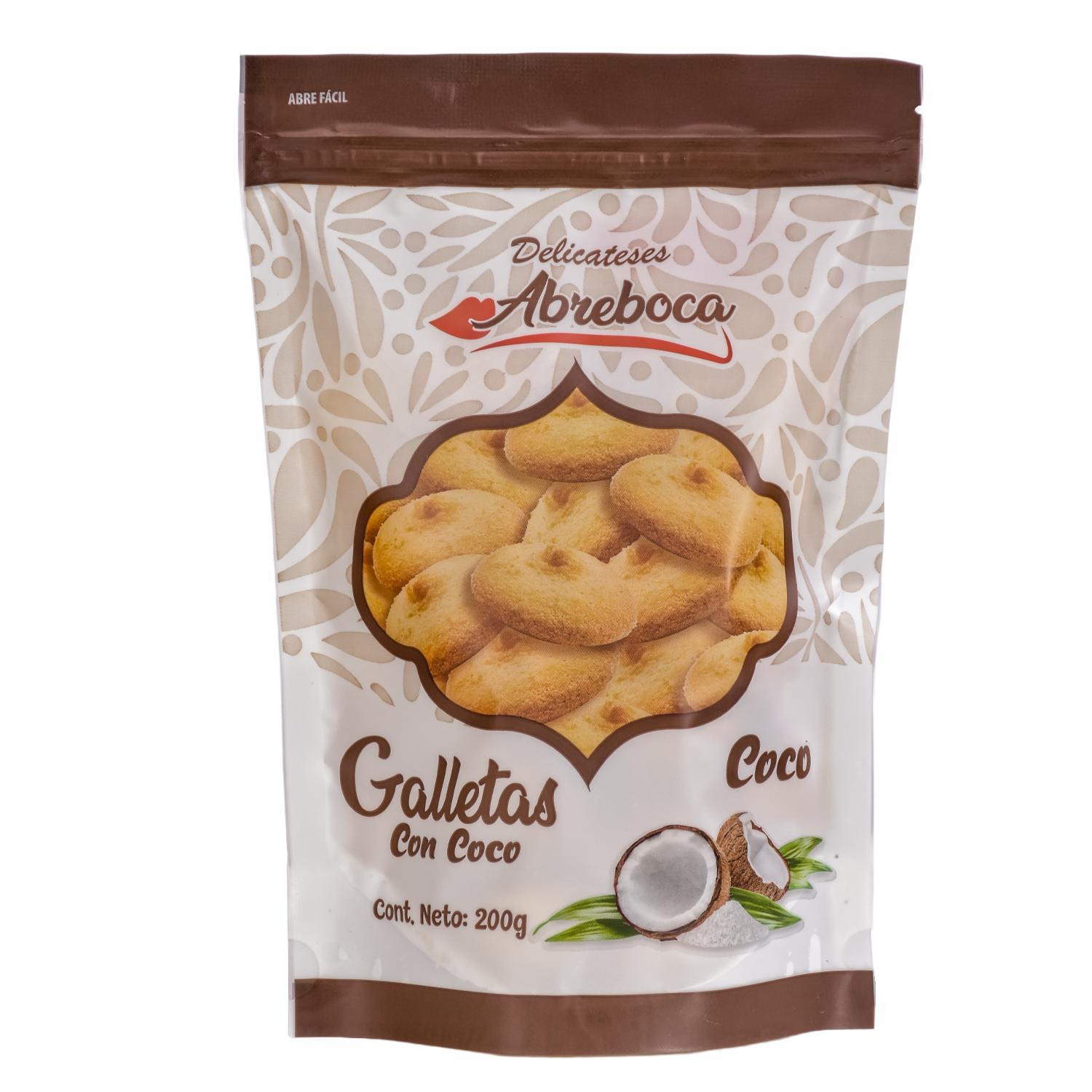 Galletas Con Ralladura de Coco ABREBOCA 200 G
