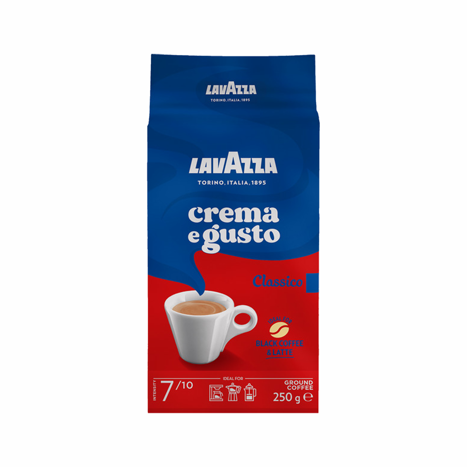 Café Molido Crema E Gusto Clásico LAVAZZA 250 G