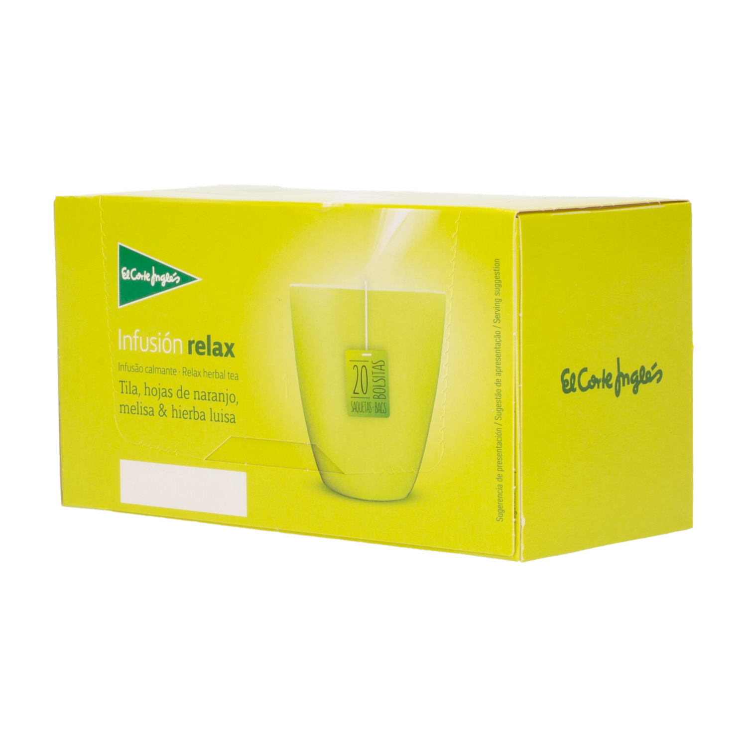 Te Infusión Relax De Tila Melisa Y Hierbaluisa EL CORTE INGLÉS 30 G