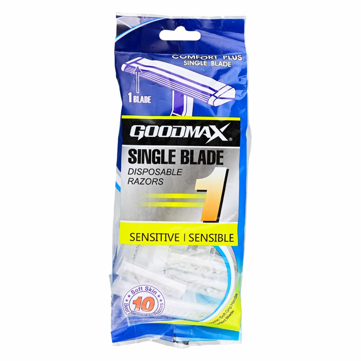 Afeitadora Desechable Single Blade GOODMAX 10 Unidades
