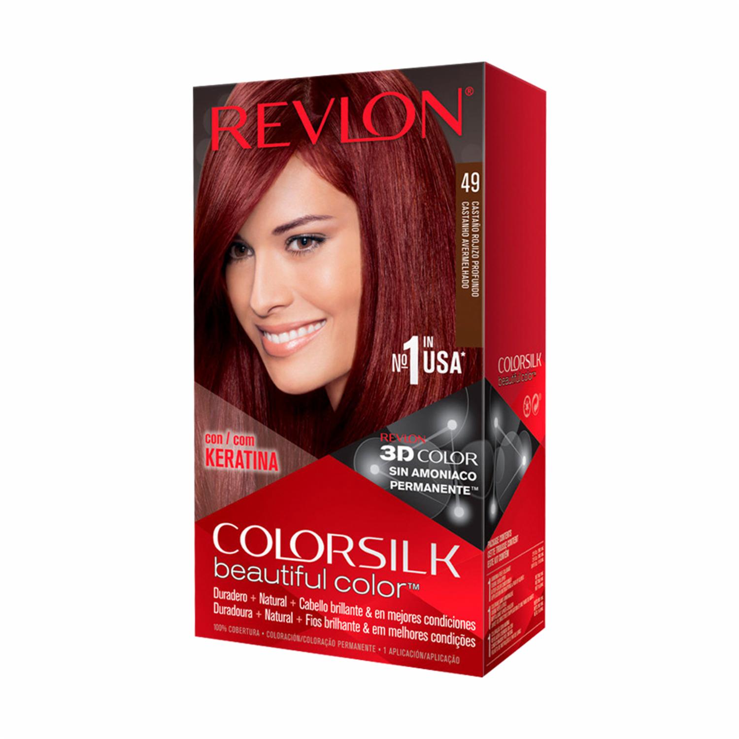 Tinte De Cabello Tono Castaño Rojizo Profundo REVLON Unidad