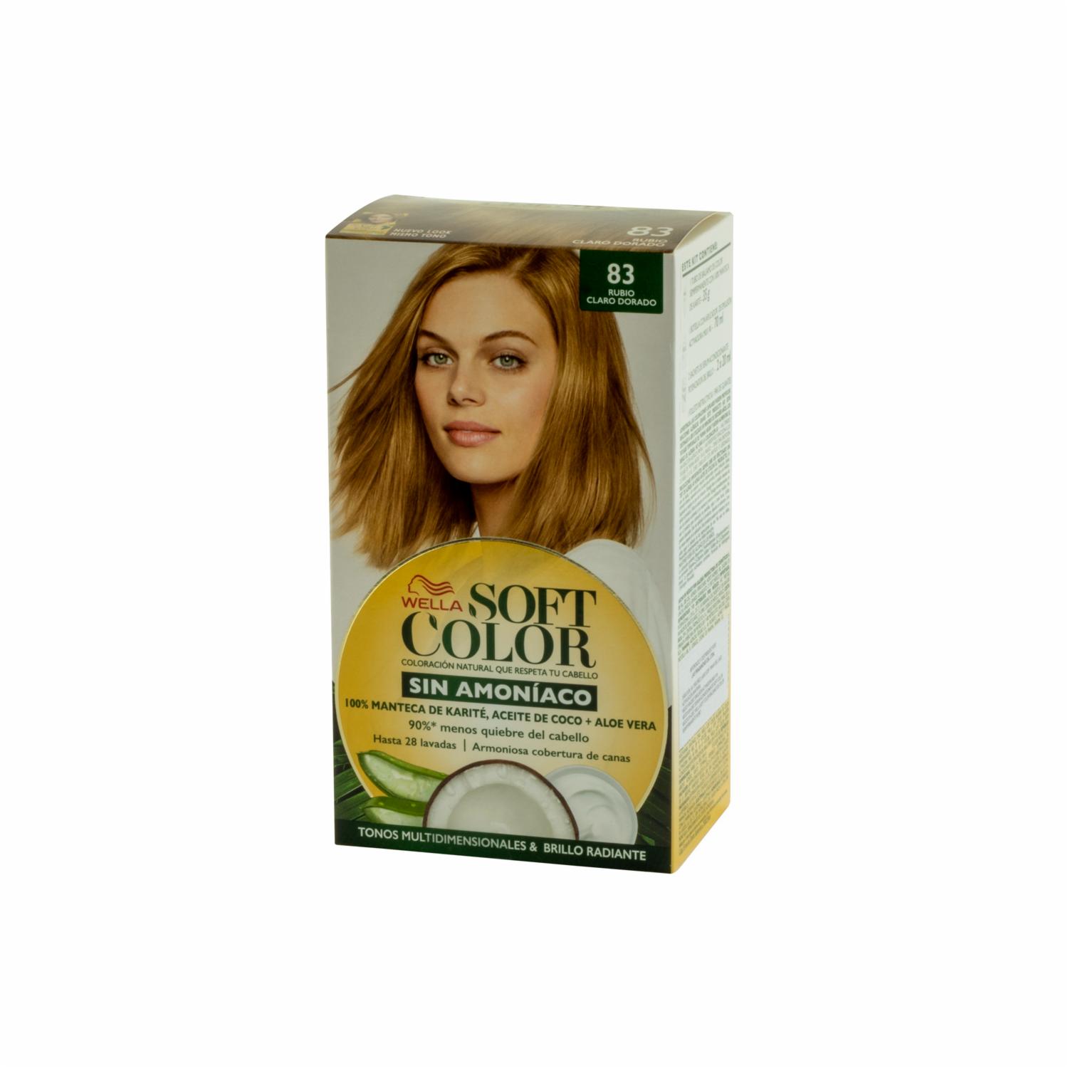 Tinte De Cabello Capilar Color Kit N° 83 Rubio WELLA SOFT COLOR 145 Ml