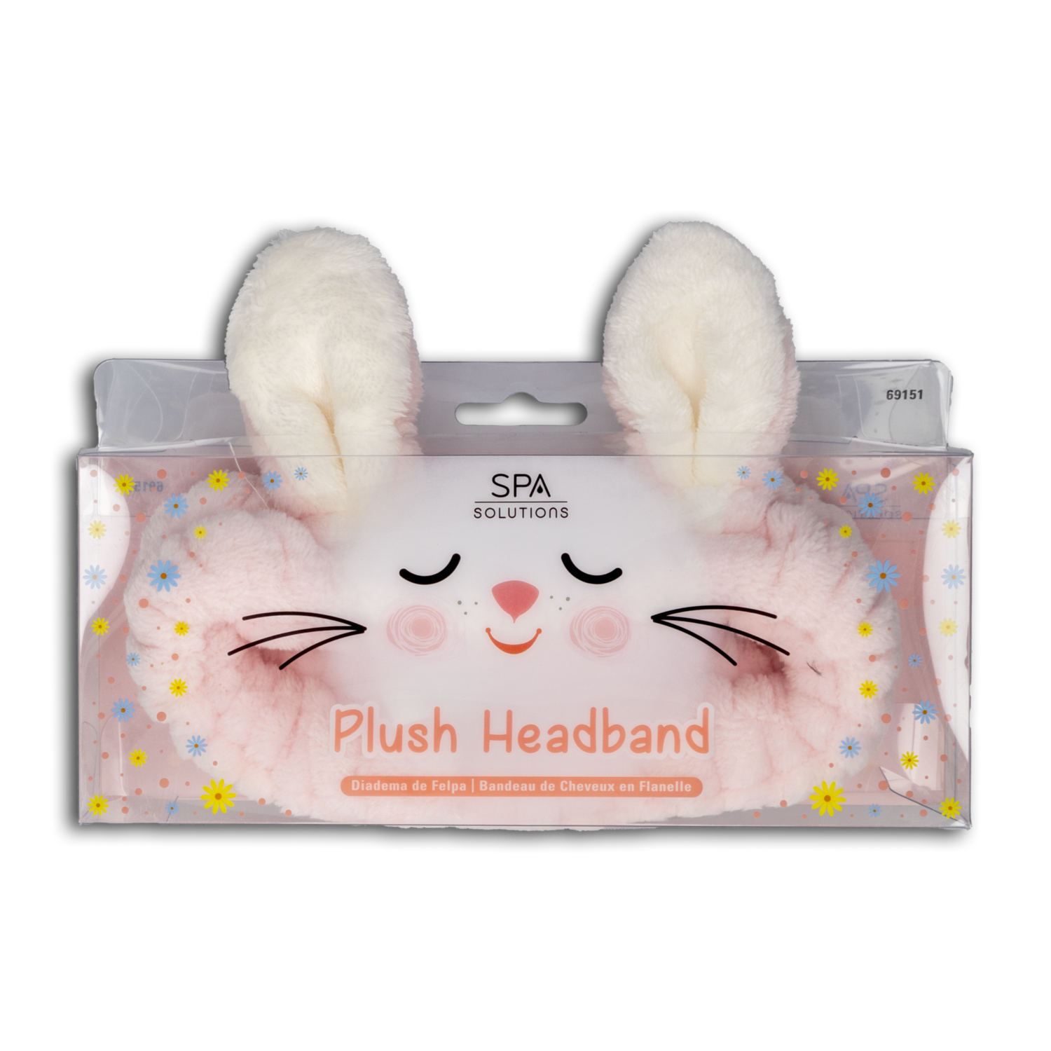 Vinchas De Cabello Tipo Diadema De Felpa Diseño Conejo Rosado CALA Unidad