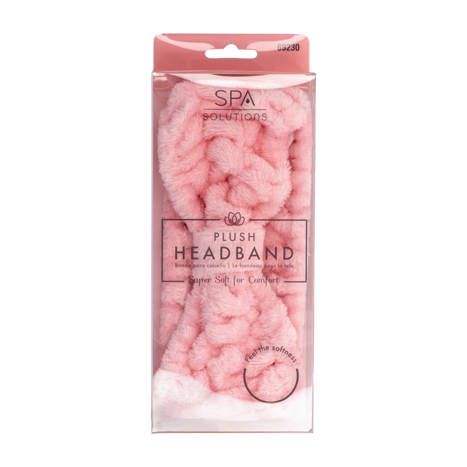 Vinchas De Cabello Tipo Diadema De Felpa Rosado CALA Unidad