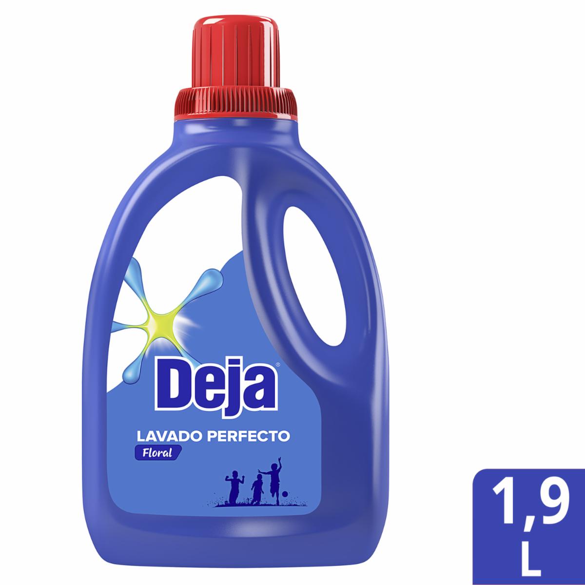 Detergente Líquido Lavado Perfecto Floral DEJA 1900 Ml