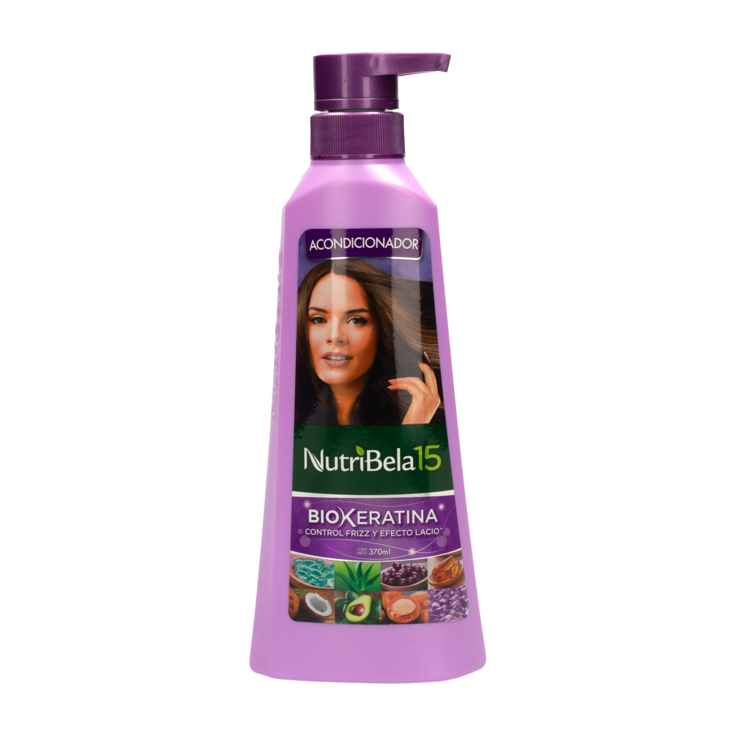 Acondicionador De Cabello Con Biokeratina NUTRIBELA 370 Ml