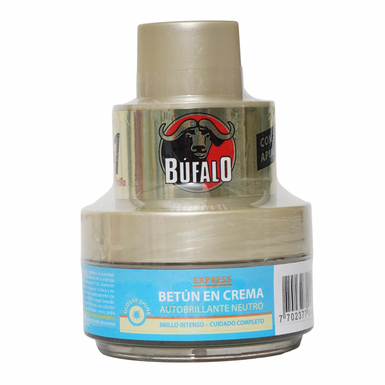 Betún En Crema Autobrillante Neutro Express BÚFALO 40 G