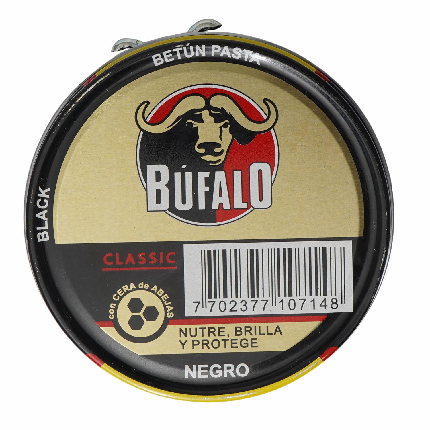 Betún Pasta Con Cera De Abejas Negro Classic BÚFALO 70 G