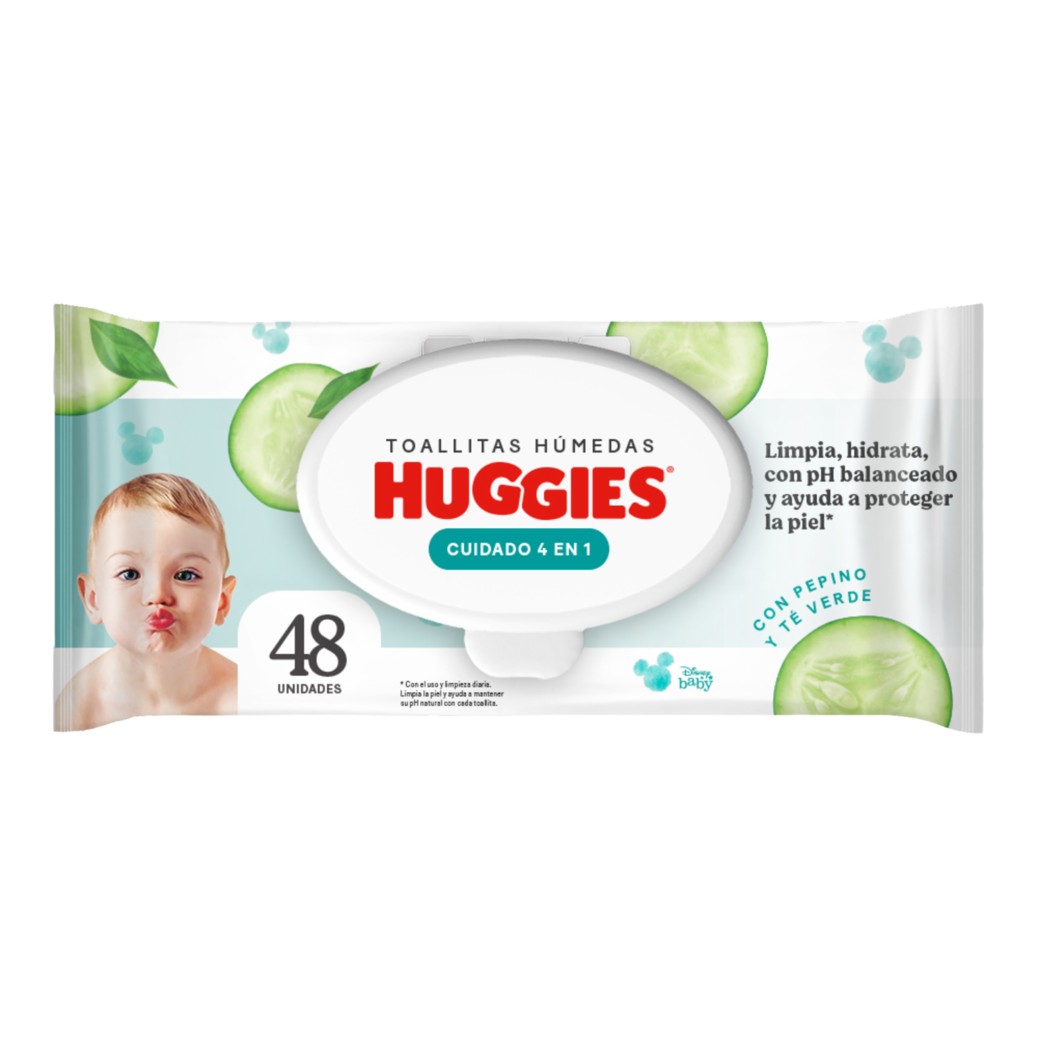 Pañitos Húmedos One & Done HUGGIES X 48 Uds