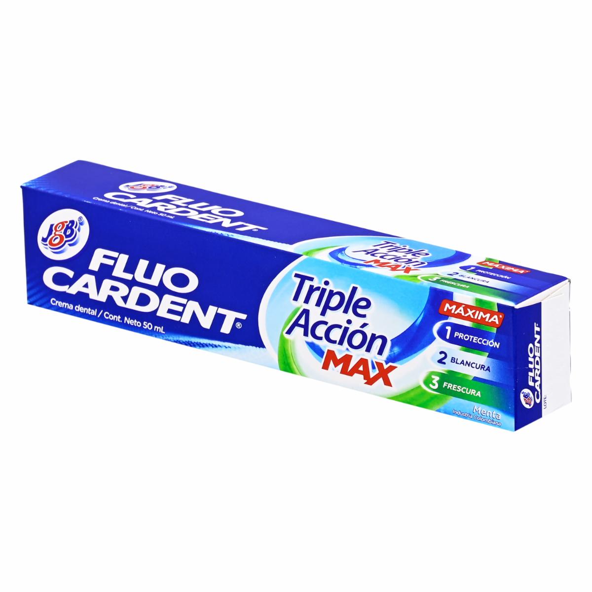 Pasta Dental Triple Acción Max FLUO CARDENT 50 Ml
