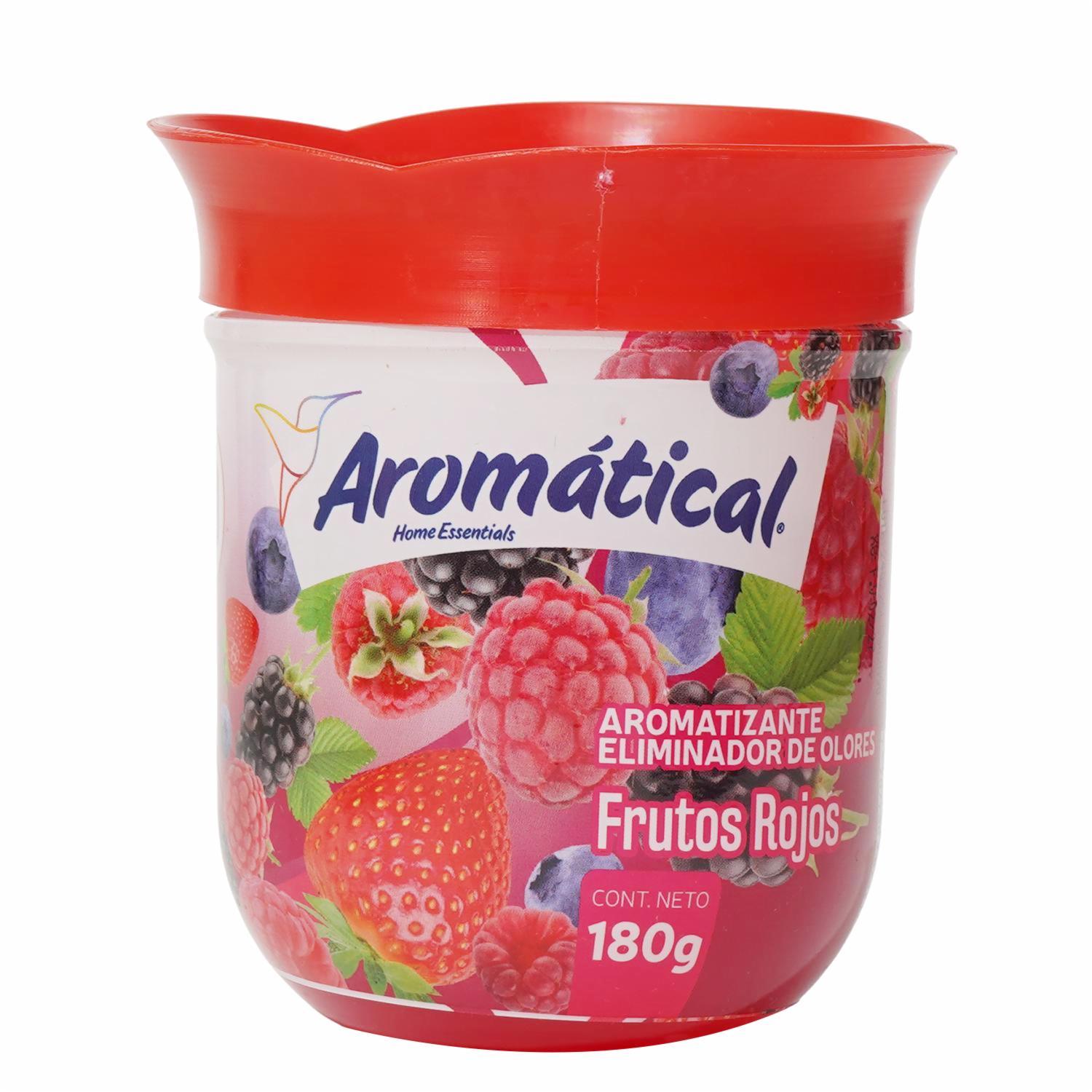 Aromatizante Eliminador De Olores Frutos Rojos AROMÁTICAL 180 G