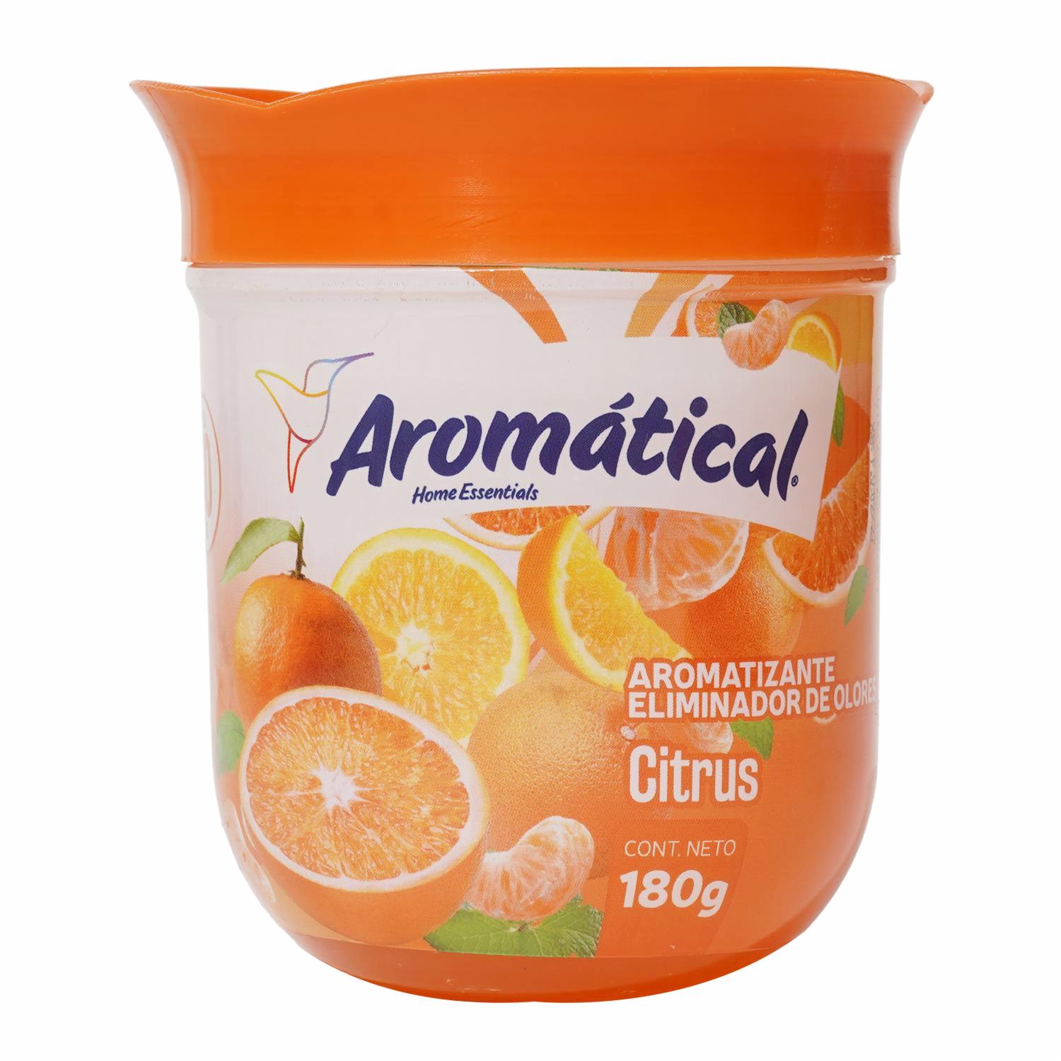 Aromatizante Eliminador De Olores Citrus AROMÁTICAL 180 G