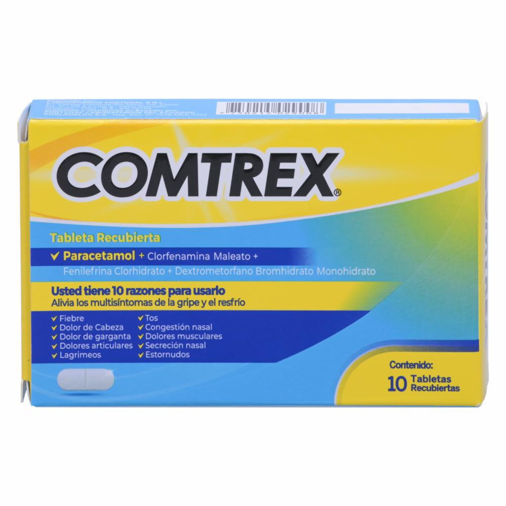 Paracetamol Comprimidos COMTREX 10 Tabletas - Supermaxi
