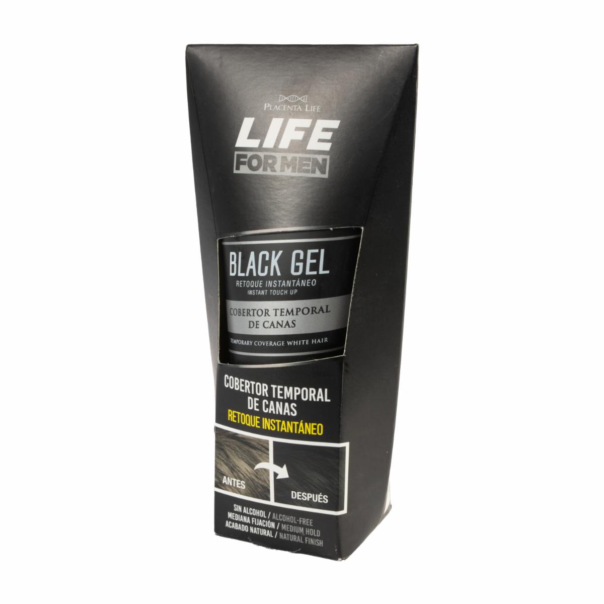 Cubre Canas En Gel Color Negro BE NATURAL 80 Ml