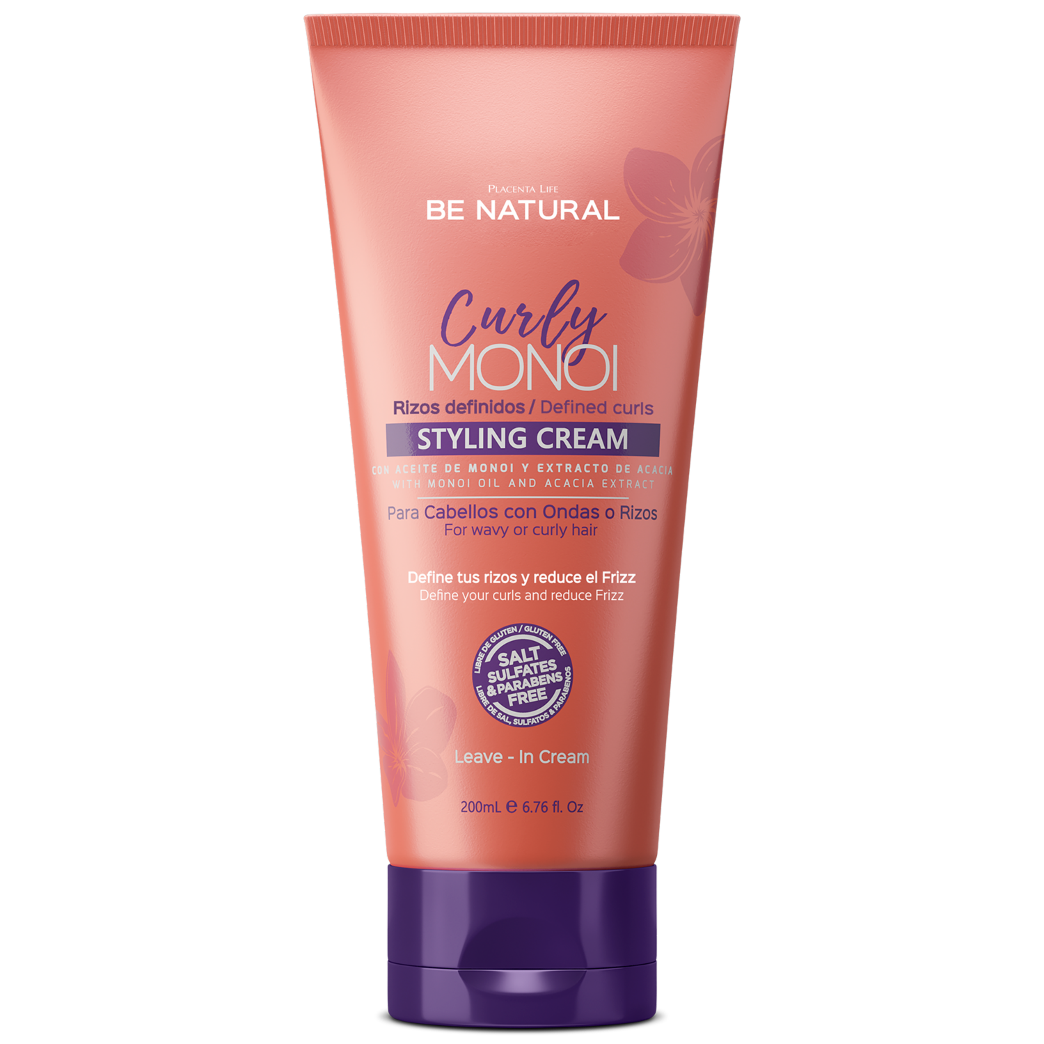 Crema Para Peinar Para Rizos BE NATURAL 200 Ml