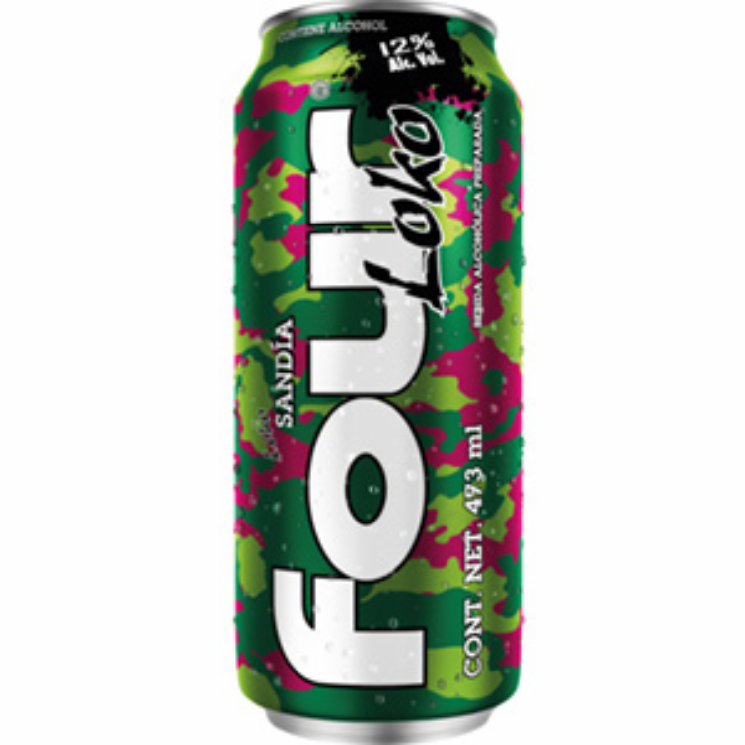 Bebida Alcohólica Sabor A Sandia FOUR LOKO 473 Ml